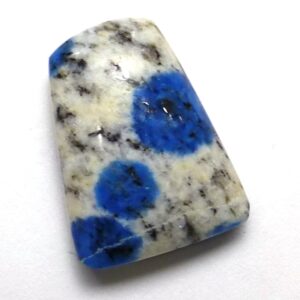 K2 Azurite Cabochon Granite Teal Aqua Blue White Natural Jewelry Designer Crystal Rare Unique Royal Fashion Jewelry Semi Precious Gemstone