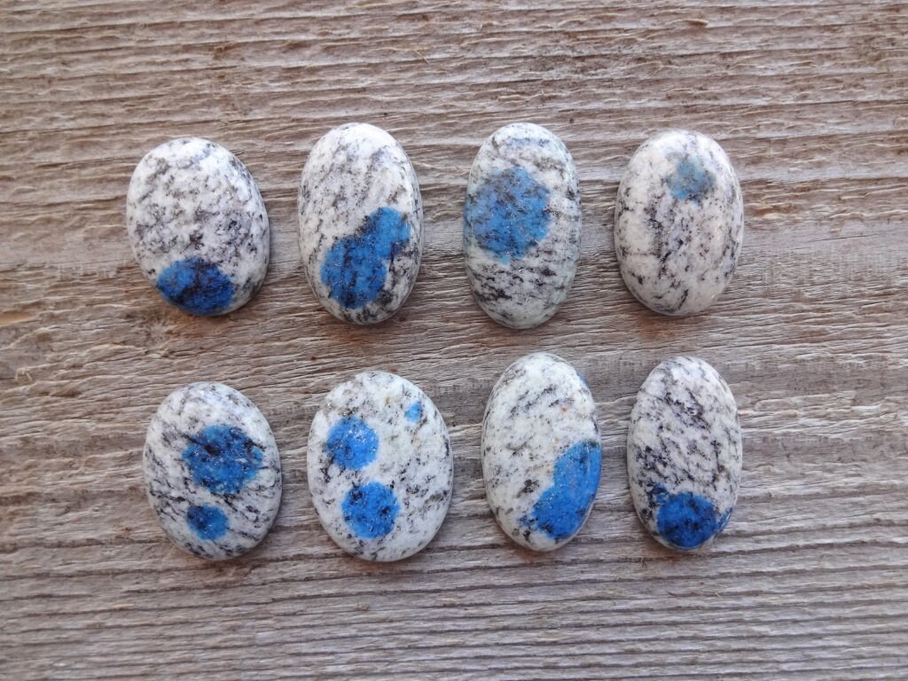 K2 Azurite Cabochon Oval Shape, Natural Blue Raindrop Azurite Granite Gemstone, Rare K2 Azurite For Jewelry Making Pendant K2 Azurite Cabochon Oval Shape, Natural Blue Raindrop Azurite Granite Gemstone, Rare K2 Azurite For Jewelry Making Pendant