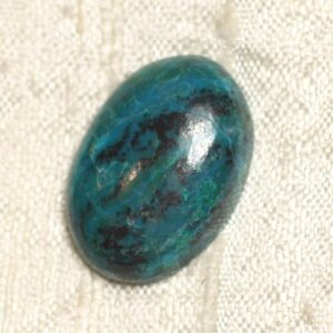 N13 - Cabochon Pierre Semi Précieuse - Azurite Ovale 24x16mm - 4558550079367