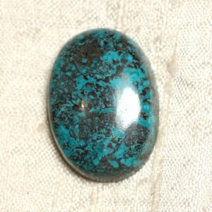 N16 - Cabochon Pierre Semi Précieuse - Azurite Ovale 30x22mm - 4558550079398