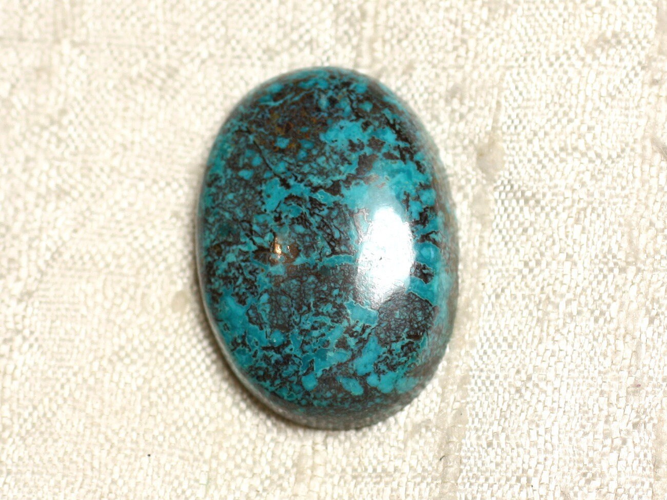 N16 - Cabochon Pierre Semi Précieuse - Azurite Ovale 30x22mm - 4558550079398 N16 - Cabochon Pierre Semi Précieuse - Azurite Ovale 30x22mm - 4558550079398