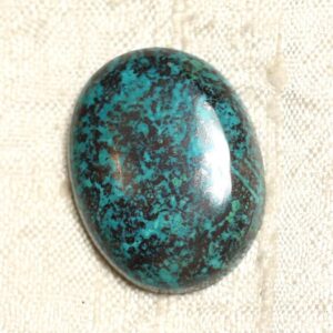N19 - Cabochon Pierre Semi Précieuse - Azurite Ovale 28x22mm - 4558550079428