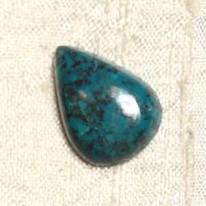 N3 - Cabochon Pierre Semi Précieuse - Azurite Goutte 22x16mm - 4558550079268