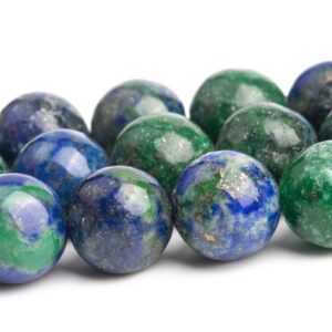 Azurite Beads Grade Ab Gemstone Nugget Round Loose Beads 6mm 8mm 10mm 12mm Bulk Lot Options