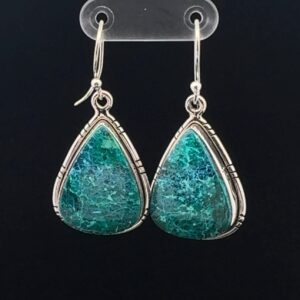 Sterling Silver Azurite Earrings