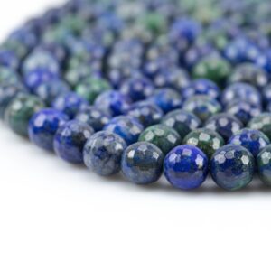 Natural Faceted Malachite Azurite Beads Grade AAA. 4mm, 6mm, 8mm, 10mm, 12mm, 14mm- Full 15.5 Inch strand Gemstone Beads Natural Faceted Malachite Azurite Beads Grade AAA. 4mm, 6mm, 8mm, 10mm, 12mm, 14mm- Full 15.5 Inch strand Gemstone Beads