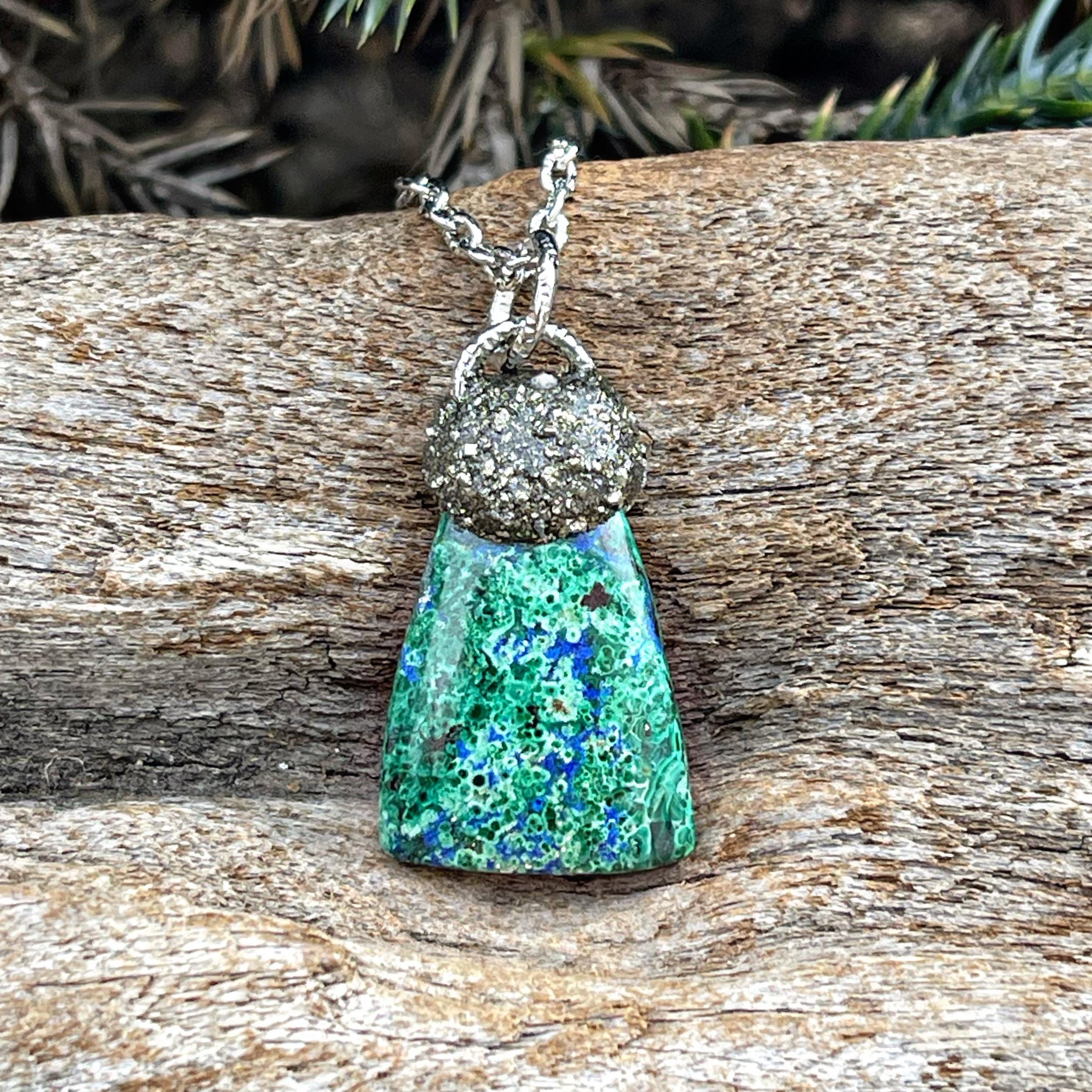 Azurite Malachite Necklace