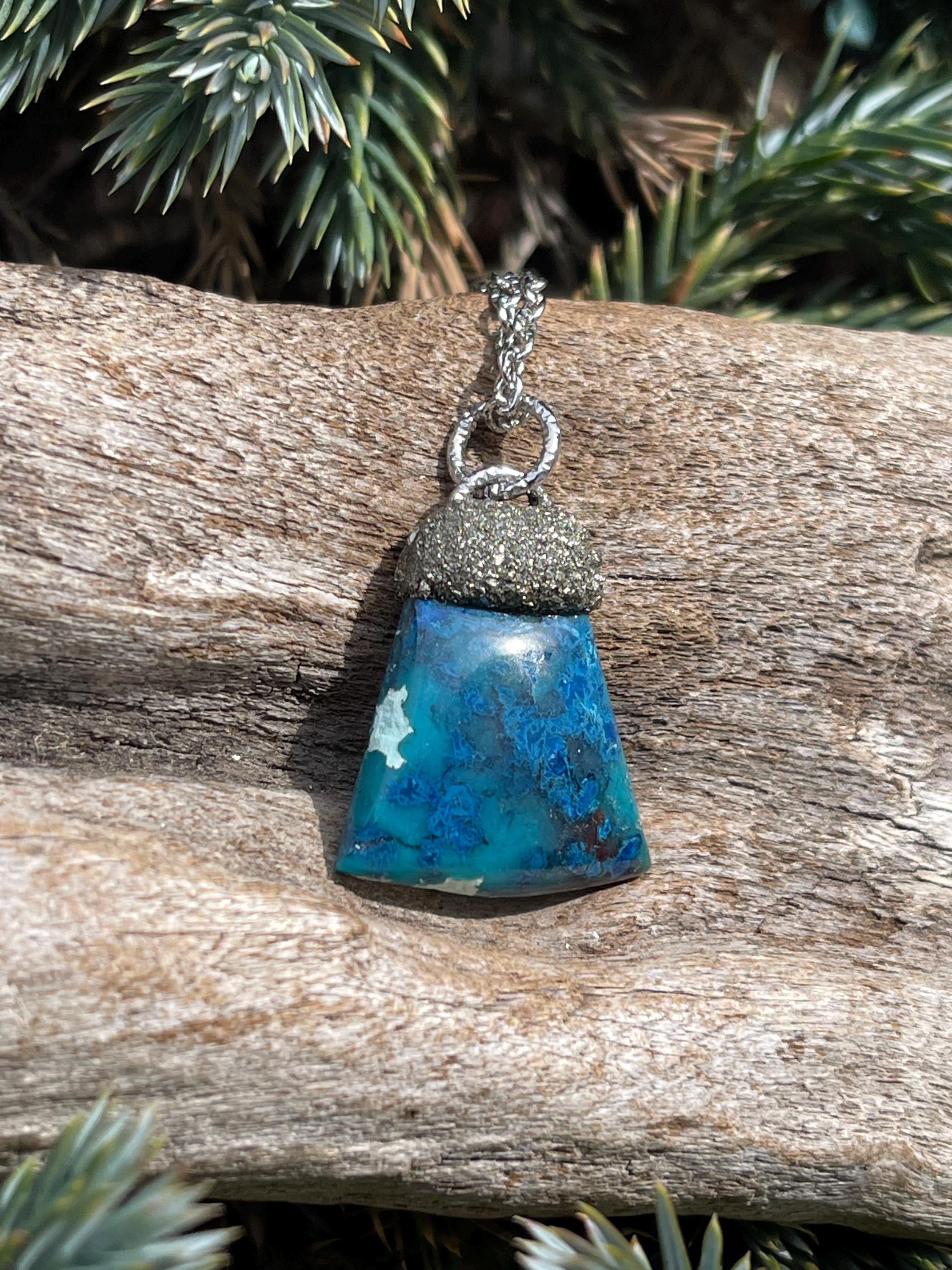 Natural Azurite Necklace Natural Azurite Necklace