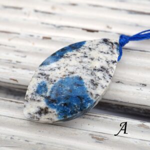K2 Blue Freeform Azurite Gemstone Pendant, Northern Pakistan (etp00250) K2 Blue Freeform Azurite Gemstone Pendant, Northern Pakistan (etp00250)