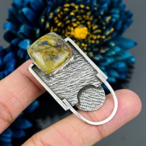Azurite Malachite Sterling Silver Pendant: Handmade Gemstone Jewelry Azurite Malachite Sterling Silver Pendant: Handmade Gemstone Jewelry