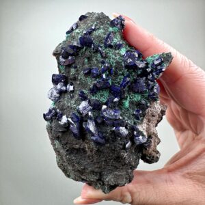 Azurite & Malachite | 182g | - #1 (raw Blue Green Crystal Specimen, Throat Chakra, Healing Stone, Calming) Azurite & Malachite | 182g | - #1 (raw Blue Green Crystal Specimen, Throat Chakra, Healing Stone, Calming)