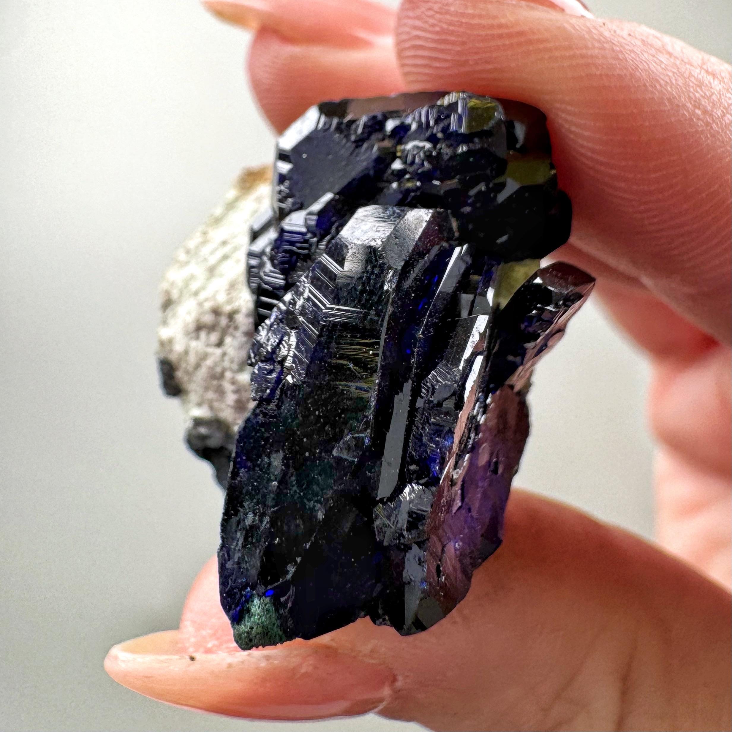 Azurite & Malachite | 14g | - #7 (raw Blue Green Crystal Specimen, Throat Chakra, Healing Stone, Calming)