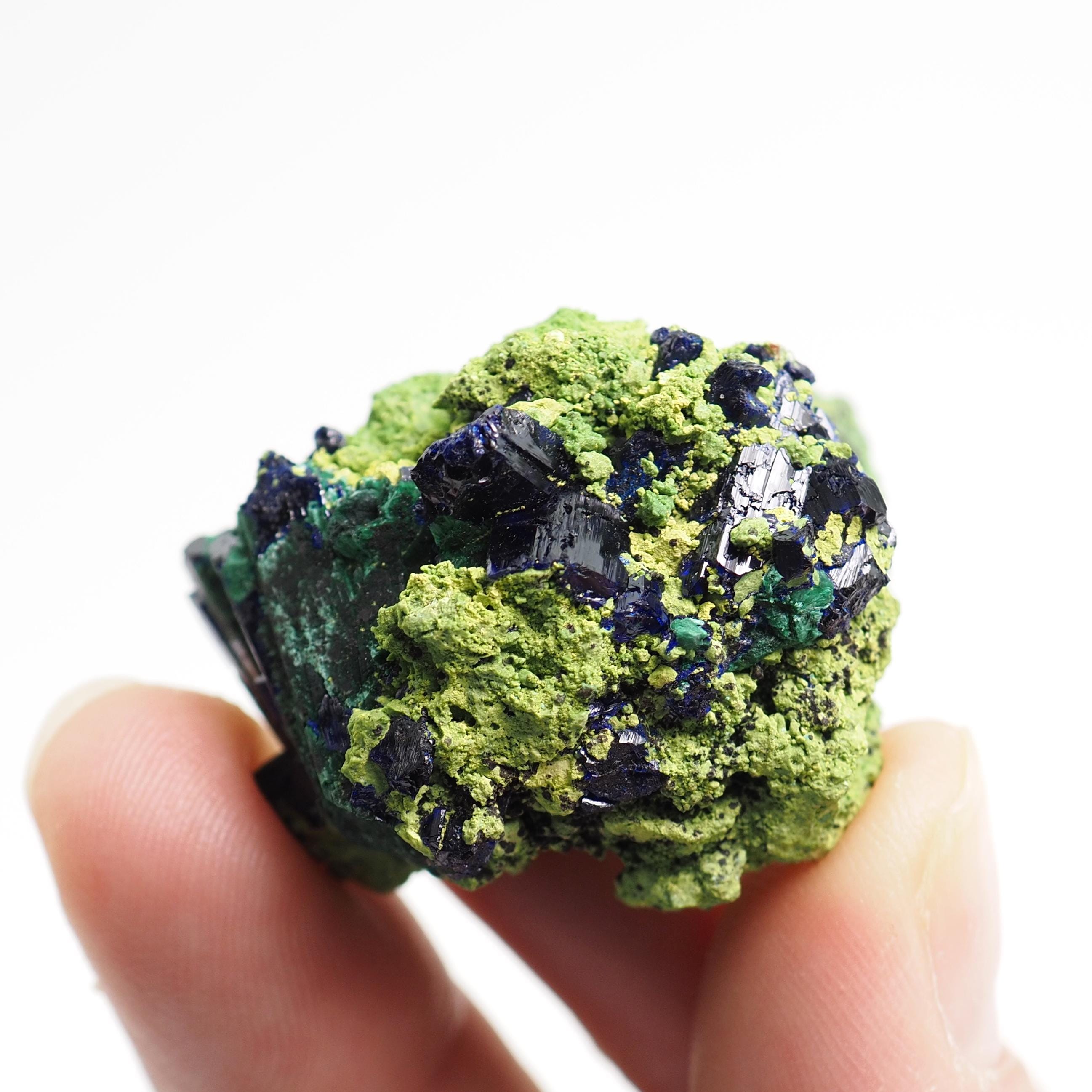 Arsentsumebite, Malachite, Azurite - Tsumeb Mine, Namibia Mineral Specimen