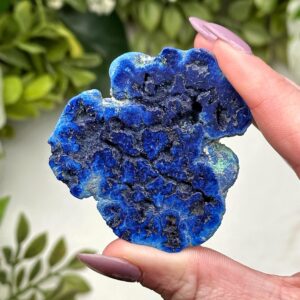 Blueberry Azurite Geode | 41g | - #1 (raw Blue Crystal Specimen, Throat Chakra, Calming) Blueberry Azurite Geode | 41g | - #1 (raw Blue Crystal Specimen, Throat Chakra, Calming)