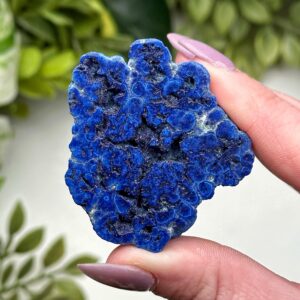 Blueberry Azurite Geode | 43g | - #10 (raw Blue Crystal Specimen, Throat Chakra, Calming) Blueberry Azurite Geode | 43g | - #10 (raw Blue Crystal Specimen, Throat Chakra, Calming)