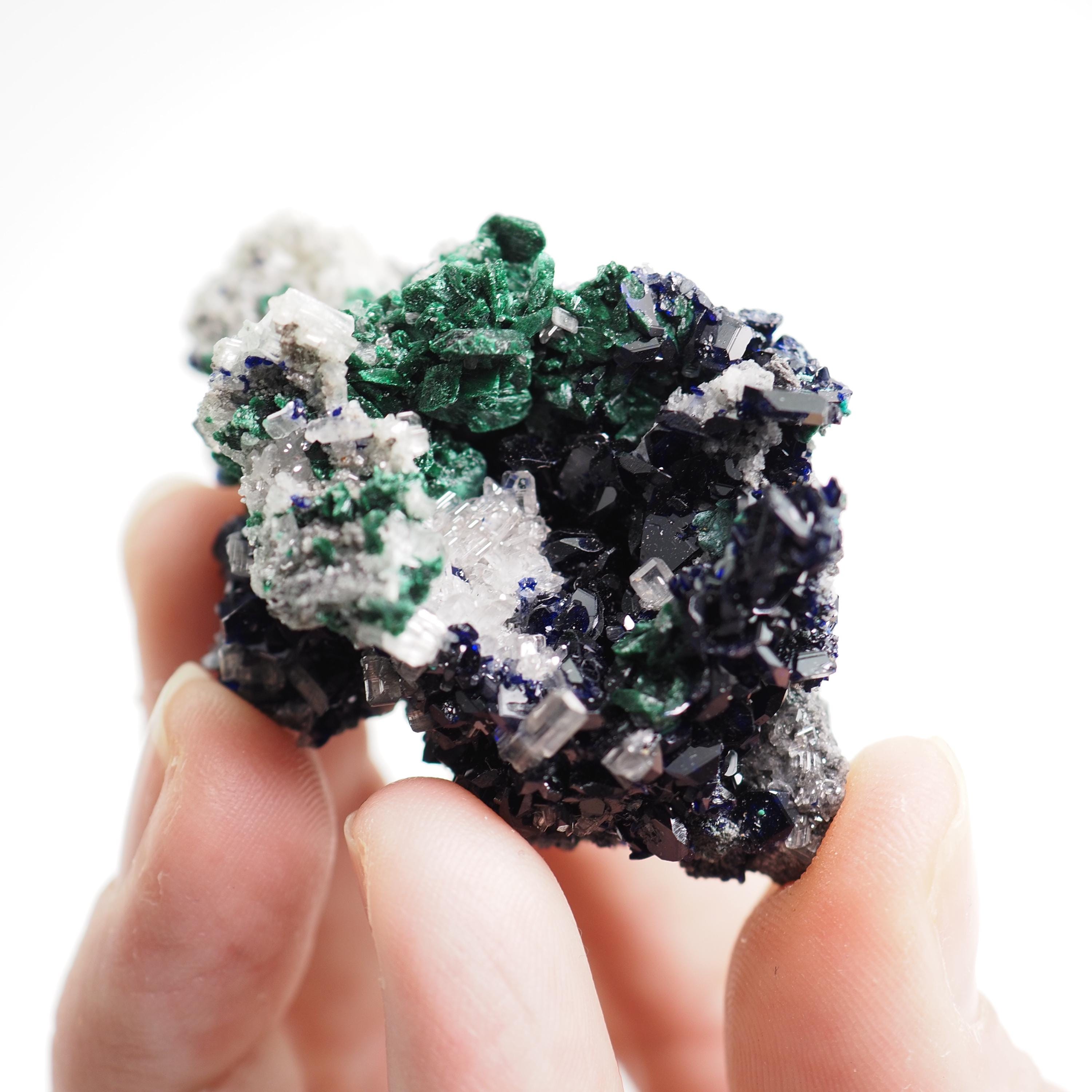 Azurite, Cerussite, Malachite - Tsumeb Mine, Namibia Mineral Specimen