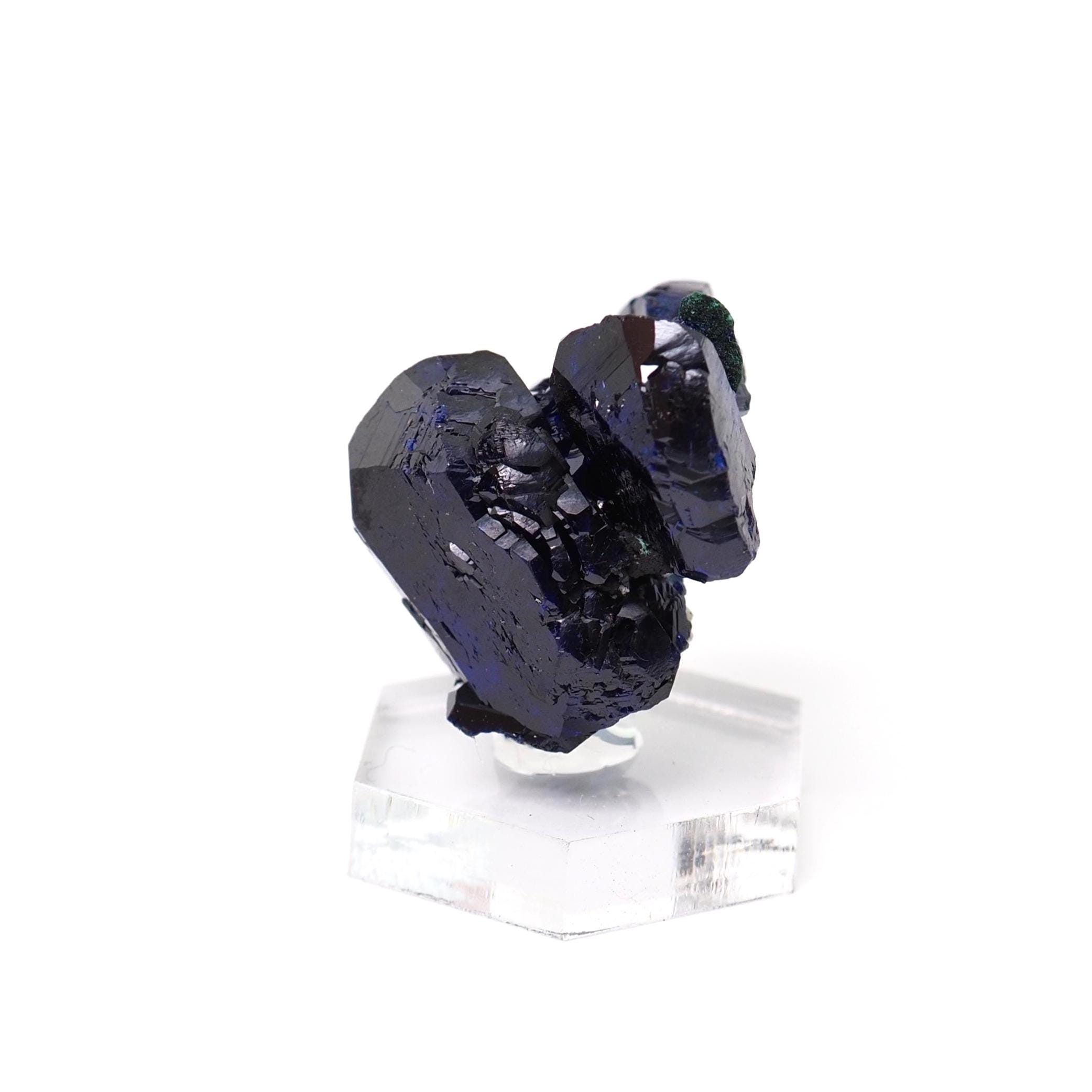 Azurite Crystal Cluster, Natural Mineral Specimen From Milpillas, Mexico