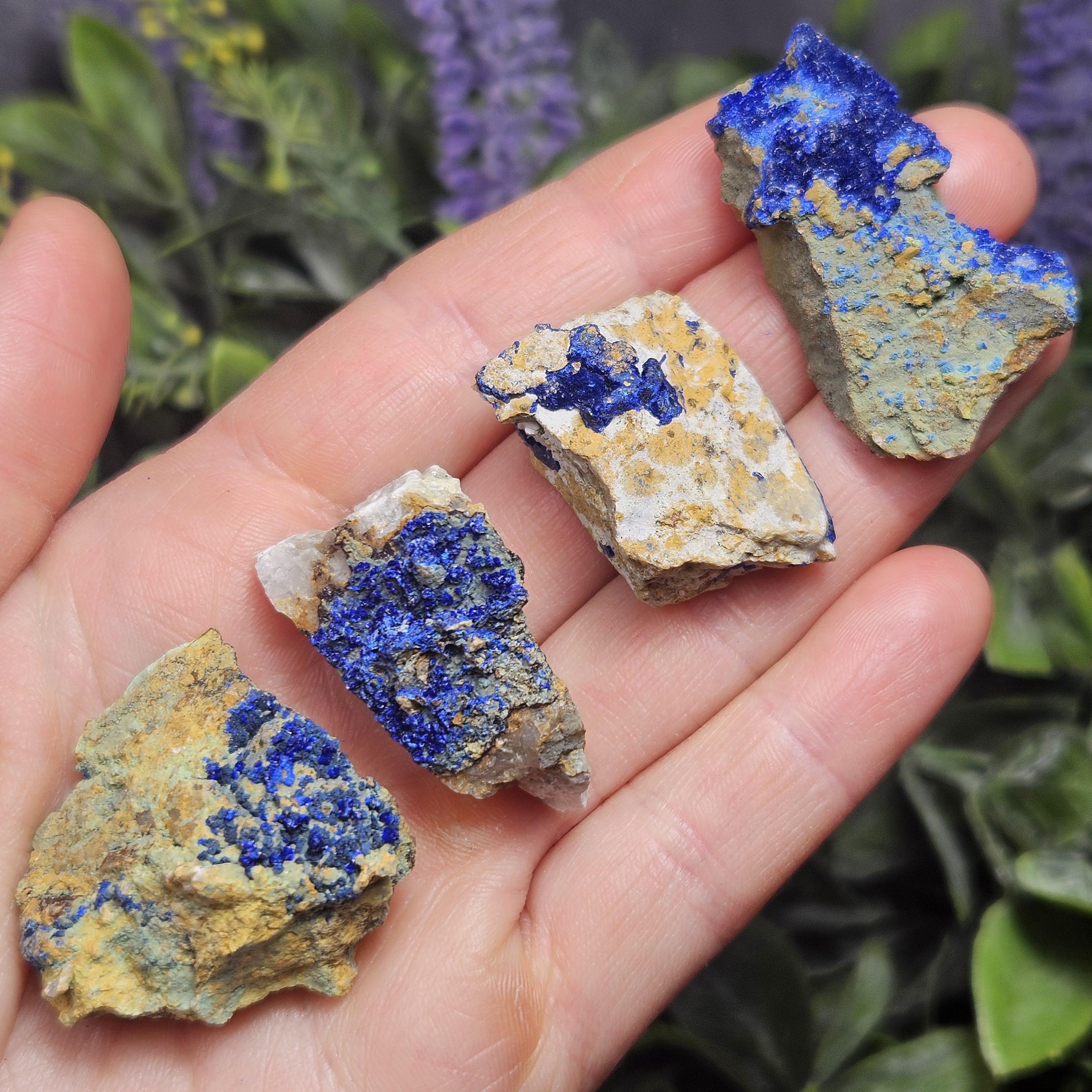 Raw Azurite Crystal Specimen: Blue Azurite Malachite Raw Azurite Crystal Specimen: Blue Azurite Malachite
