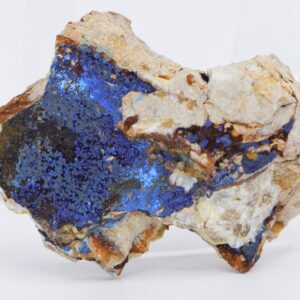 Azurite Druzy Mineral Specimen, Mined in Mexico Azurite Druzy Mineral Specimen, Mined in Mexico