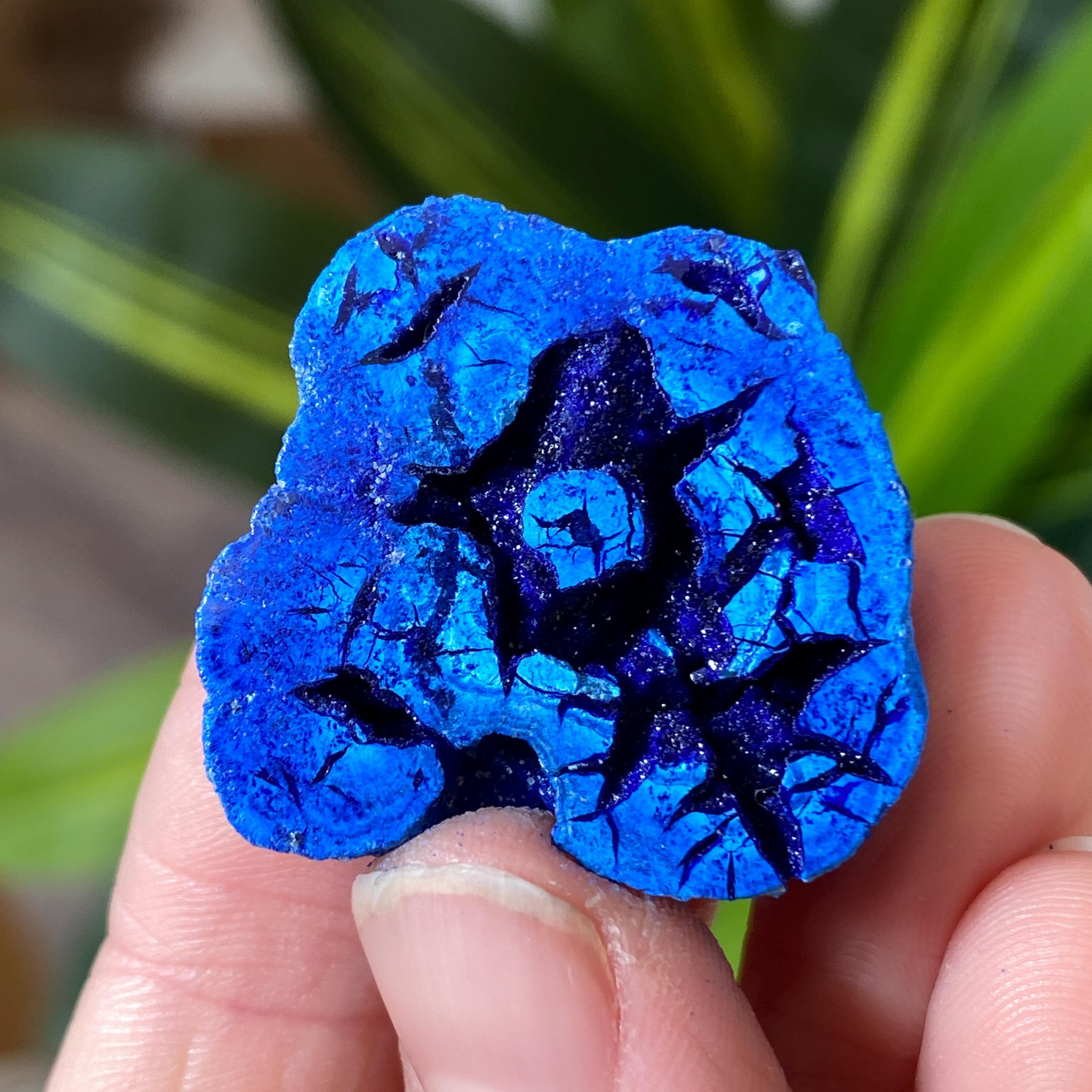 Azurite Geode, Azurite Blueberry, Azurite Crystal, Russia, High Quality, Large
