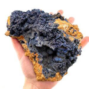 Raw Azurite with Malachite Specimen, Congo Mineral Raw Azurite with Malachite Specimen, Congo Mineral