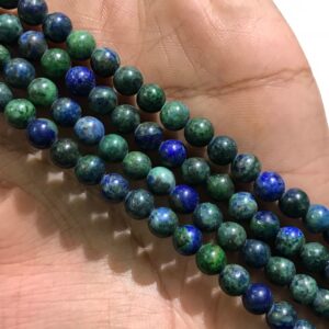 Natural Azurite 6mm Balls 1mm Hole /6mm Azurite Gemstone Beads/round Shape Azurite With 1mm Hole/azurite //15”line// 1mm Hole / Natural Azurite 6mm Balls 1mm Hole /6mm Azurite Gemstone Beads/round Shape Azurite With 1mm Hole/azurite //15”line// 1mm Hole /