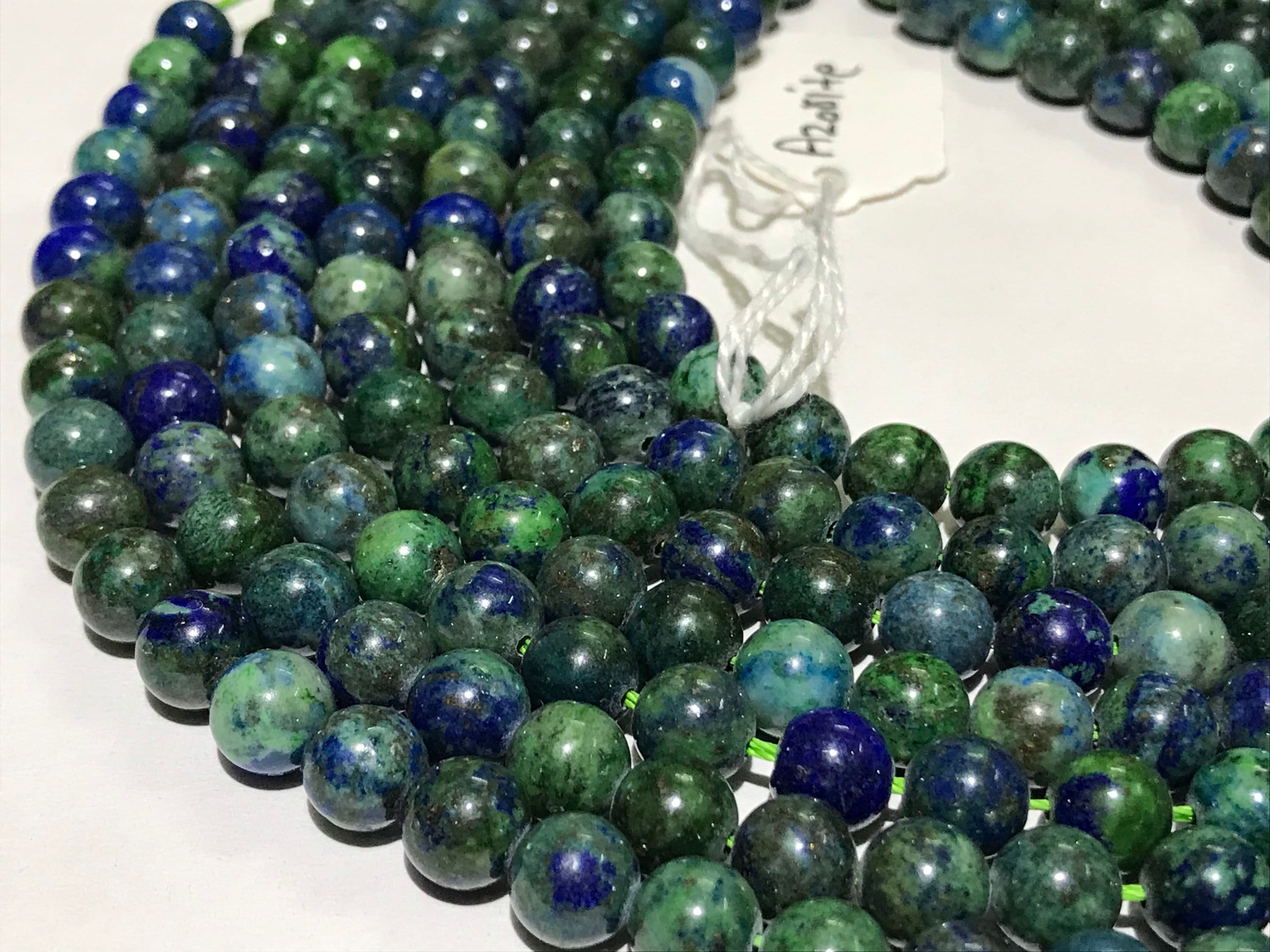 Natural Azurite 8mm Balls 1mm Hole /8mm Azurite. Gemstone Beads/round Shape Azurite With 1mm Hole/azurite15”line// 1mm Hole /8 Mm/ Natural Azurite 8mm Balls 1mm Hole /8mm Azurite. Gemstone Beads/round Shape Azurite With 1mm Hole/azurite15”line// 1mm Hole /8 Mm/