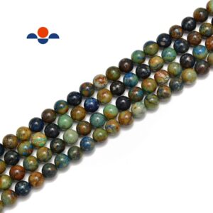 Natural Azurite Smooth Round Beads Size 6mm 8mm 10mm 15.5" Strand Natural Azurite Smooth Round Beads Size 6mm 8mm 10mm 15.5" Strand