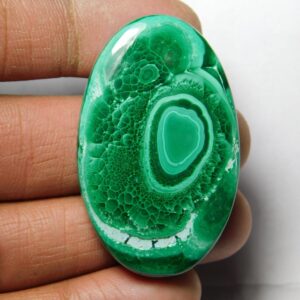 Handmade Azurite Malachite Loose Gemstone: 45 X 28 Mm, 120 Cts