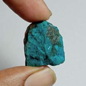 Azurite Malachite Druzy Gemstone: Handmade Loose Stone (39 Cts, 21 X 19 Mm)