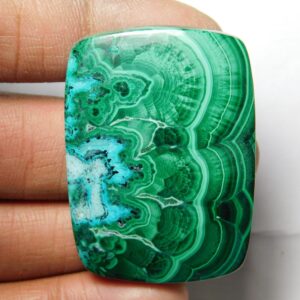 Azurite Malachite Loose Gemstone: Handmade, 44 X 32 Mm, 130cts