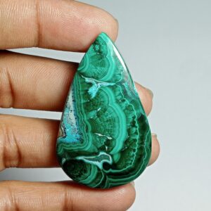 Azurite Malachite Loose Gemstone, Handmade 97cts (48 X 29 Mm)