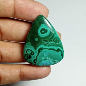 Azurite Malachite Loose Gemstone, Handmade, 89cts (37 X 29 Mm)