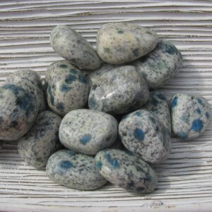 K2 - Tumbled  K2 - K2 Granite Azurite - Tumbled Stones - Healing Stone - Pocket Stone -  High Vibration Stone - Healing Stone - Peace Stone