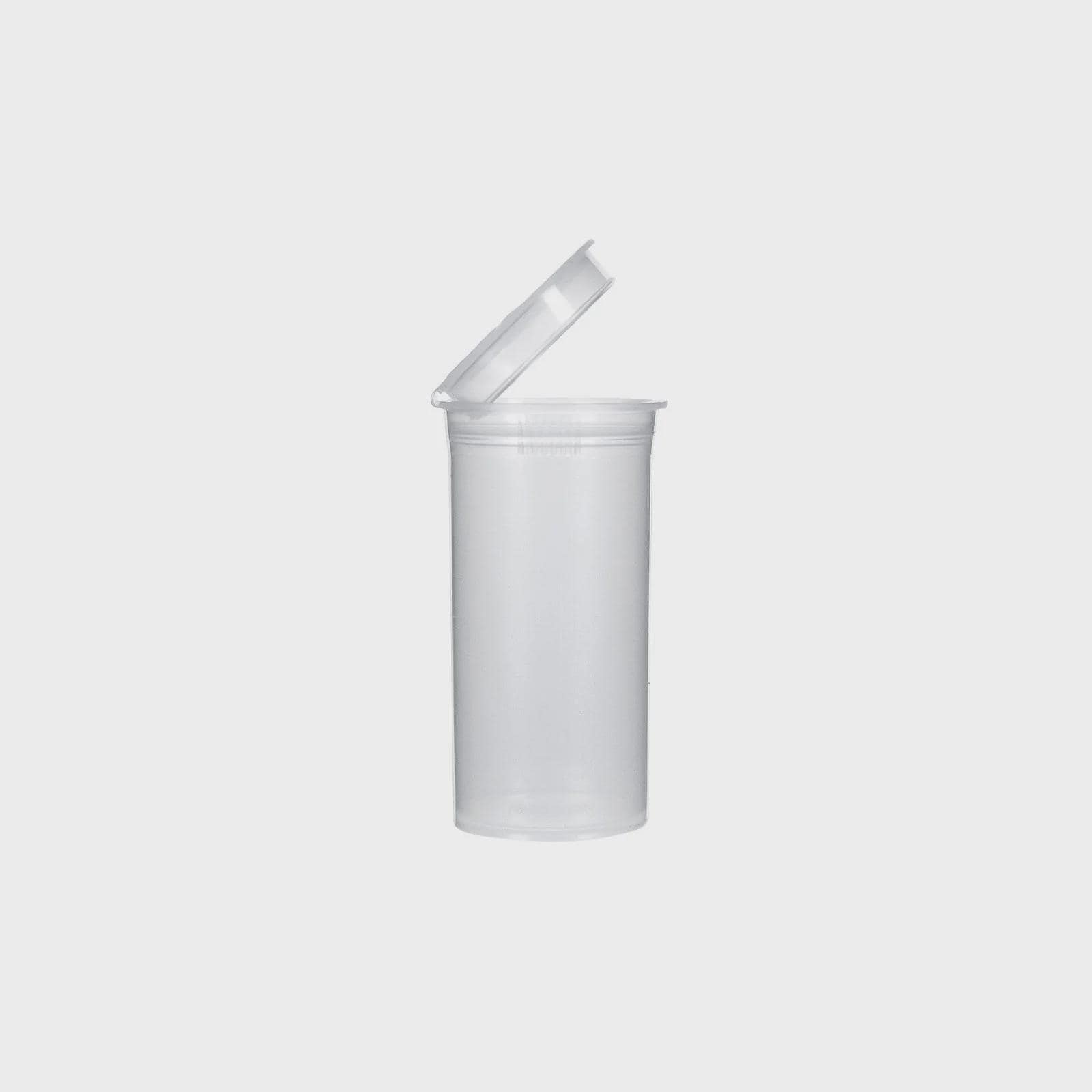 5-plastic Pop Top Container For Craft Supplies, Herbs, Seeds, 13 Dram Translucent Tube 2.75" X 1.26", 5 Bead Containers, Beading Supplies
