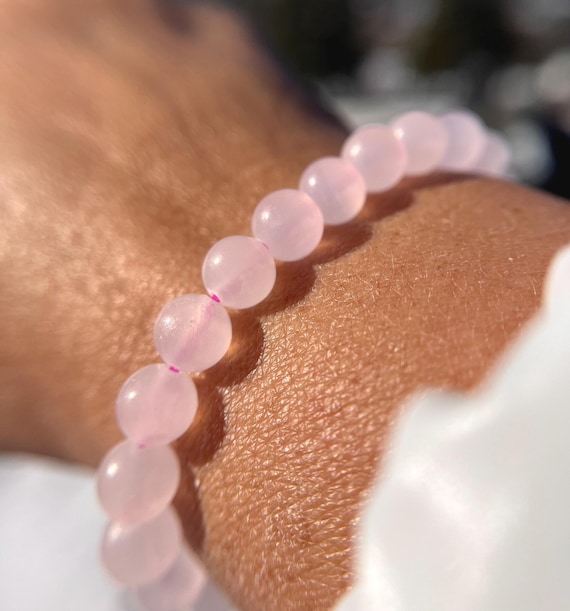 Beautiful High Quality Soft Pink Calcite Bracelet 8.5mm 8mm, Or 6mm Beads Beautiful High Quality Soft Pink Calcite Bracelet 8.5mm 8mm, Or 6mm Beads