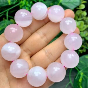 Best Quality UV-Reactive Pink Mangano Calcite Beads Bracelet, Pink Calcite Beads Bracelet, Mangano Calcite Bracelets, Pink Calcite Bracelet Best Quality UV-Reactive Pink Mangano Calcite Beads Bracelet, Pink Calcite Beads Bracelet, Mangano Calcite Bracelets, Pink Calcite Bracelet