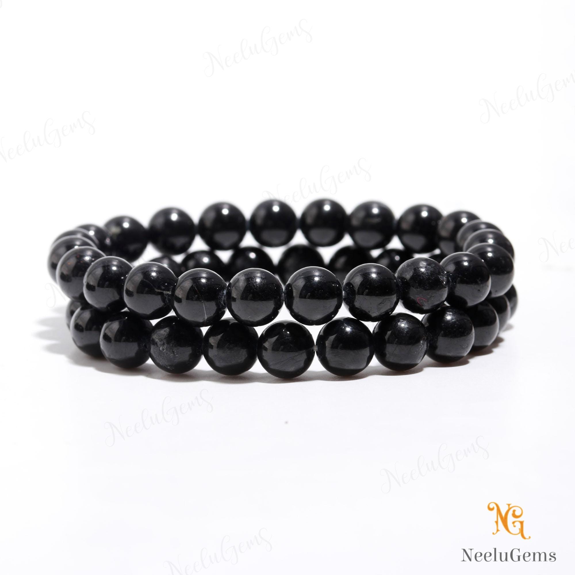 Aaa+ Black Tourmaline Bracelet 8mm, Genuine High Polish Protection Stone, Emf Shielding Jewelry, Root Chakra Grounding Gift For Men Women Aaa+ Black Tourmaline Bracelet 8mm, Genuine High Polish Protection Stone, Emf Shielding Jewelry, Root Chakra Grounding Gift For Men Women
