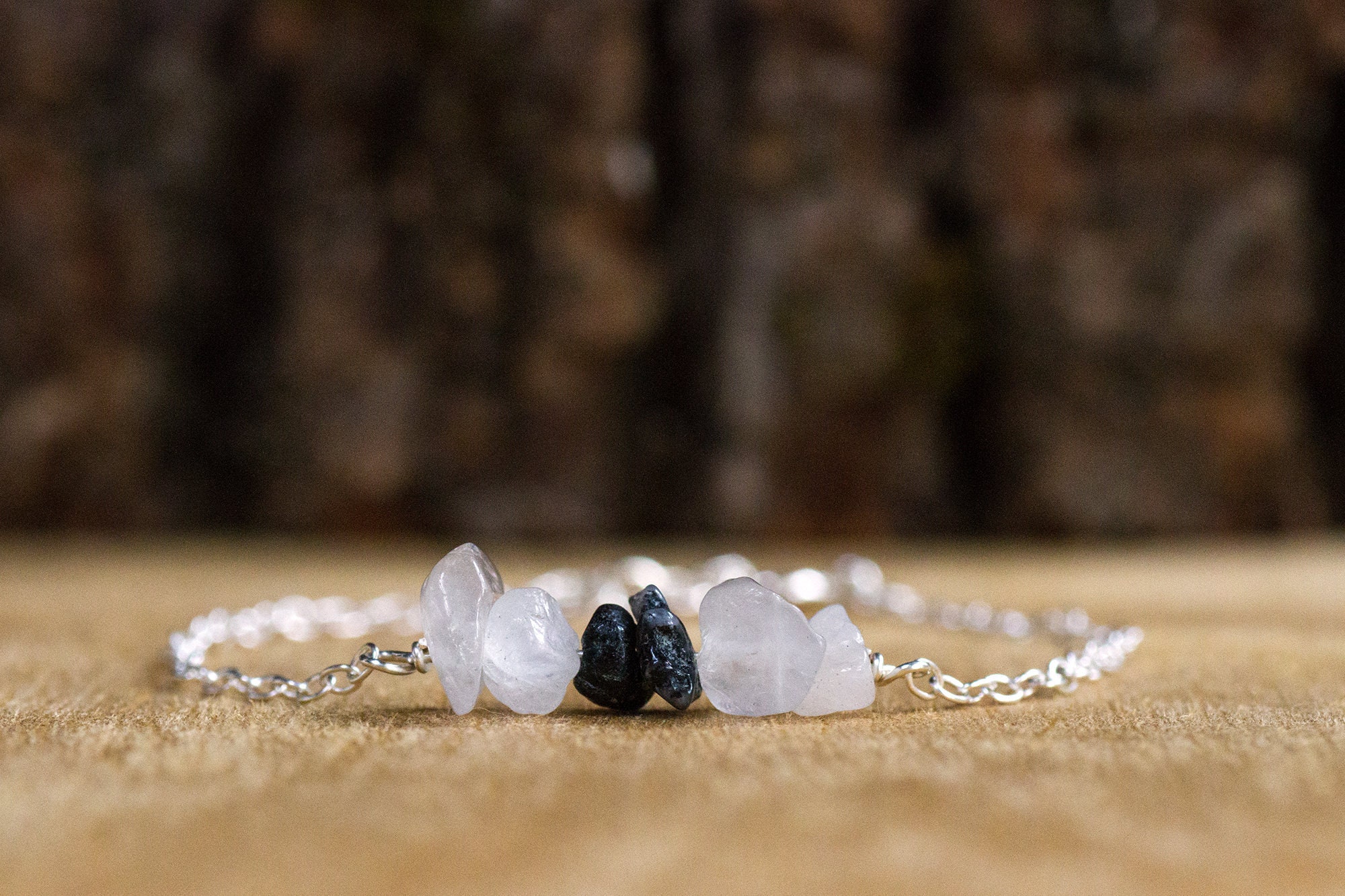 Black Tourmaline Bar Bracelet - Dainty Silver Anklet Or Bracelet - Beach Anklet Women - Dainty Gold Anklet - Delicate Bracelet Black Tourmaline Bar Bracelet - Dainty Silver Anklet Or Bracelet - Beach Anklet Women - Dainty Gold Anklet - Delicate Bracelet