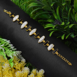 Natural Black Tourmaline & Abalone Shell Bracelet Adjustable Bracelet Chain Bracelet Love Bracelet Wedding Bracelet Gift Bracelet