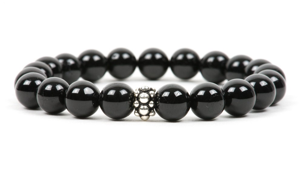 Black Tourmaline Bracelet, Root Chakra Unisex Bracelet, Handmade Gemstone Jewelry, Grounding Bracelet Black Tourmaline Bracelet, Root Chakra Unisex Bracelet, Handmade Gemstone Jewelry, Grounding Bracelet