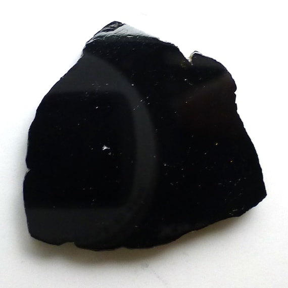 34.630 Carats Jet Black Tourmaline Cabochon Slice Natural Brazilian Gemstone Statement Piece Masculine Ring Pendant Mans Jewelry 34.630 Carats Jet Black Tourmaline Cabochon Slice Natural Brazilian Gemstone Statement Piece Masculine Ring Pendant Mans Jewelry