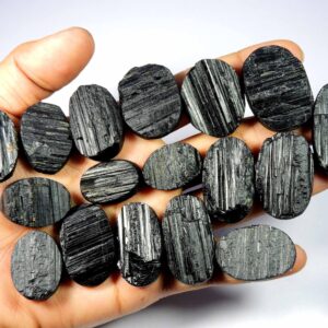 Black Tourmaline Druzy Gemstone Cabochon. Black Tourmaline Oval Shape Loose For Jewelry. Black Tourmaline Druzy Gemstone Cabochon. Black Tourmaline Oval Shape Loose For Jewelry.