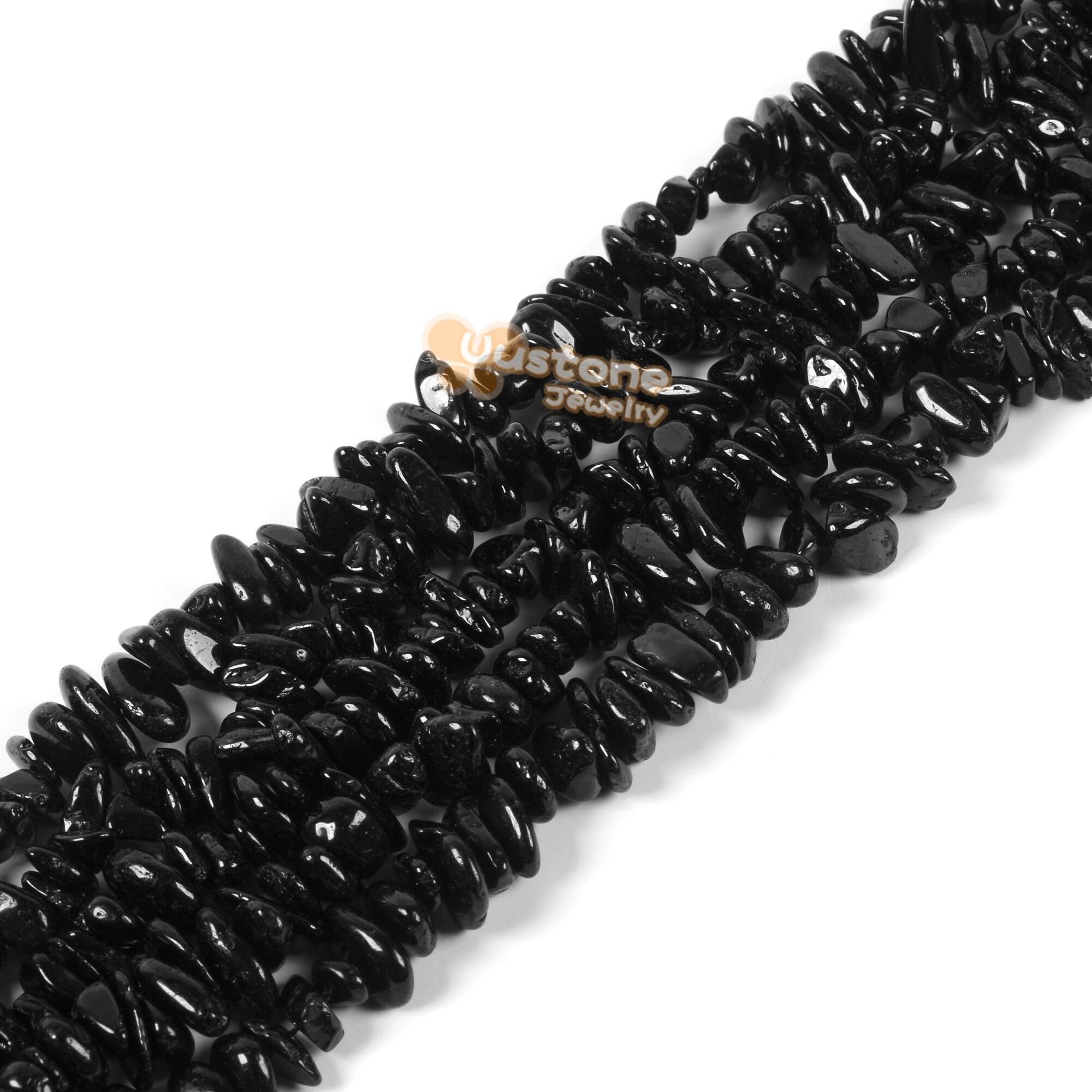 Black Tourmaline Freedom Chips Loose Beads 6-13mm For Jewelry Making Diy Handmade Craft 16 Inch