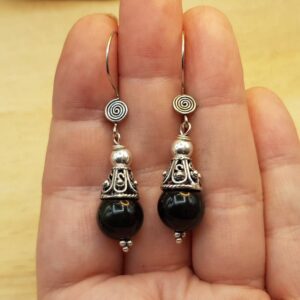 Black Tourmaline Cone Earrings. October Birthstone. Reiki Jewelry Uk. Wire Wrap Dangle Drop Earring. Bali Silver Earrings For Women. Black Tourmaline Cone Earrings. October Birthstone. Reiki Jewelry Uk. Wire Wrap Dangle Drop Earring. Bali Silver Earrings For Women.