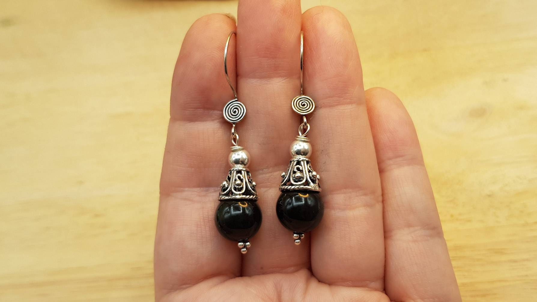 Black Tourmaline Cone Earrings. October Birthstone. Reiki Jewelry Uk. Wire Wrap Dangle Drop Earring. Bali Silver Earrings For Women. Black Tourmaline Cone Earrings. October Birthstone. Reiki Jewelry Uk. Wire Wrap Dangle Drop Earring. Bali Silver Earrings For Women.