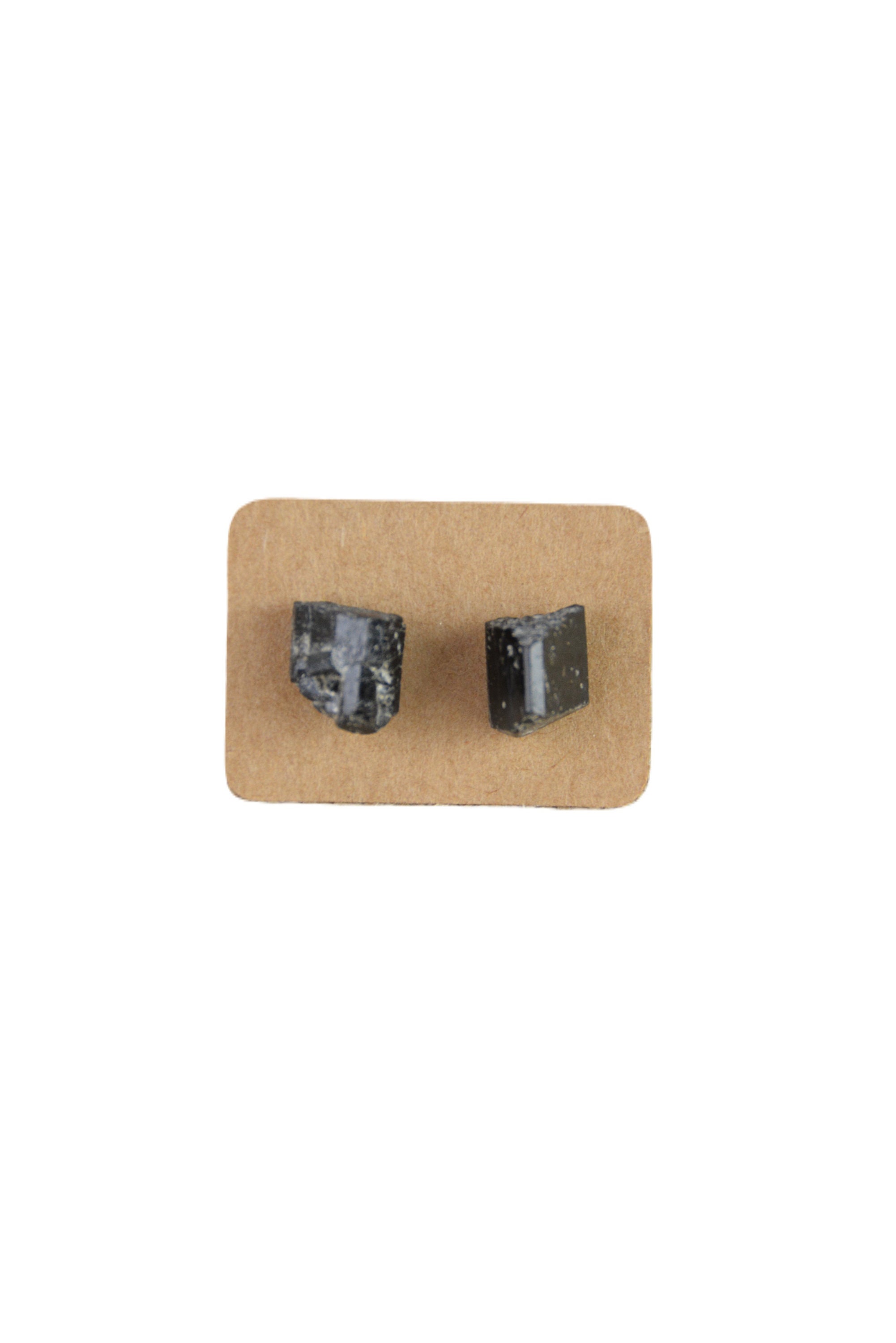 Black Tourmaline Post Earrings