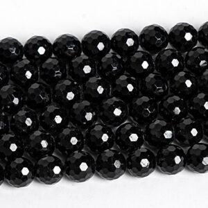 6MM Black Tourmaline Beads AAA Genuine Natural Gemstone Micro Faceted Round Loose Beads 15" / 7" Bulk Lot Options (106719) 6MM Black Tourmaline Beads AAA Genuine Natural Gemstone Micro Faceted Round Loose Beads 15" / 7" Bulk Lot Options (106719)