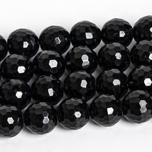 8MM Black Tourmaline Beads Genuine Natural Gemstone Micro Faceted Round Loose Beads 7.5"/15" BULK LOT 1,3,5,10,50(103653) 8MM Black Tourmaline Beads Genuine Natural Gemstone Micro Faceted Round Loose Beads 7.5"/15" BULK LOT 1,3,5,10,50(103653)