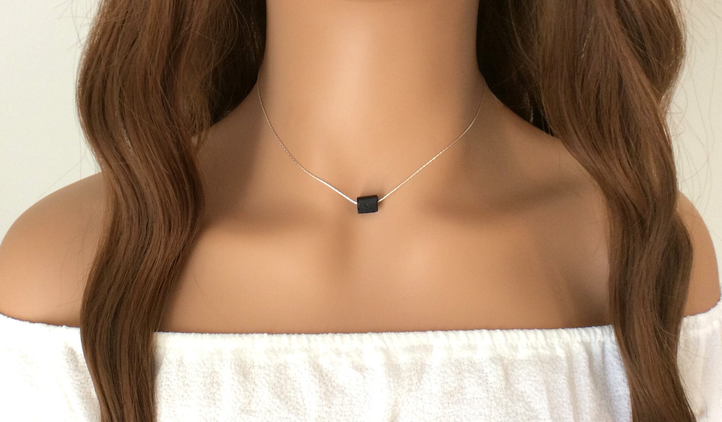 Elegant Black Tourmaline Necklace - Delicate And Chic Crystal Jewelry